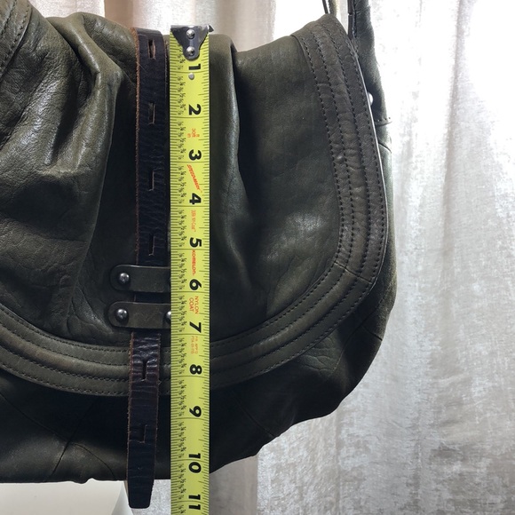 Revel New York Two Tone Leather Saddlebag - Picture 6 of 13